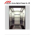 Ascenseur de luxe de passager d&#39;acier inoxydable de miroir avec la machine Roomless